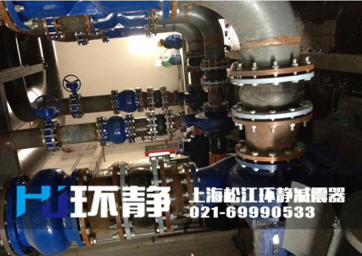 DN200<a href=http://m.dg-nexcom.com target=_blank class=infotextkey>橡膠軟接頭</a>安裝實(shí)圖